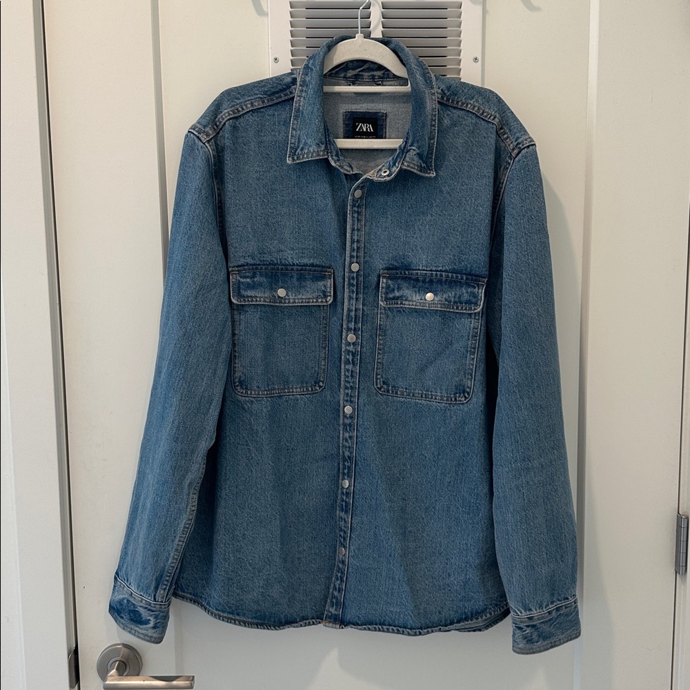 Zara Classic Blue Denim Shirt